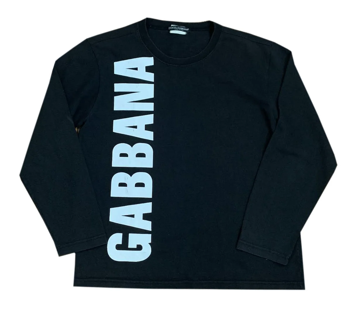 Women's Vintage Dolce & Gabbana Black / White Long Sleeve